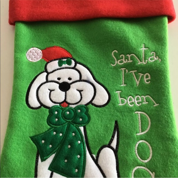 Christmas Stocking for DOG | PET NEW tags - Picture 2 of 3